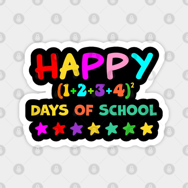 Happy 100 days of school Magnet by A Zee Marketing