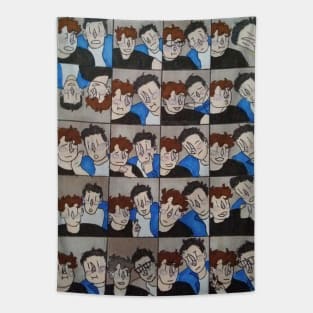 Dan and Phil poloriod Tapestry