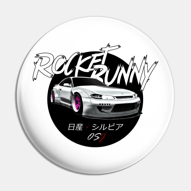 JDM Silvia S15 Black Sun Edition Pin by OSJ Store