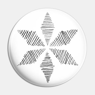 Striped Star Pin