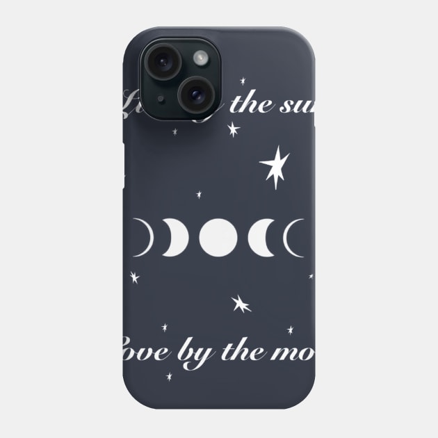 Moon cycle Phone Case by bowtie_fighter