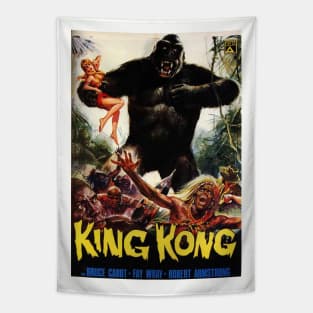 Classic Kaiju Movie Poster - King Kong Tapestry