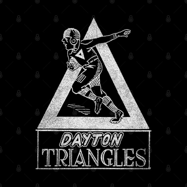 Dayton Triangles Vintage Distressed Retro by BarryJive