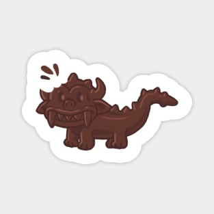 Chocolate Hodag Magnet