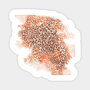 blossom (orange) Magnet