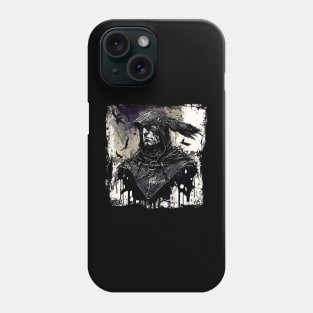 Medieval Hero: A Cool Comic Portrait of a Renaissance Superhero in Assassin Attire Phone Case