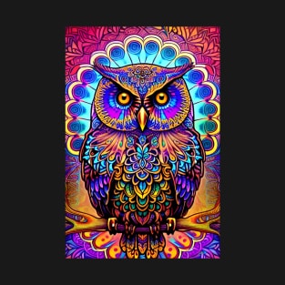 Owl Trippy Hippie Vibes 1 T-Shirt