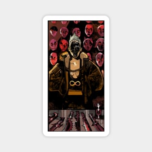 The Magician (Cyberpunk Tarot) Magnet