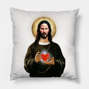 Immaculate Heart of Keanu Pillow