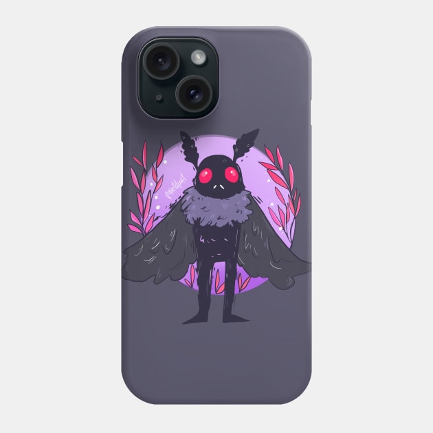 Mothman, Cuteman Phone Case by paintdust