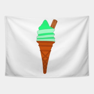 Lime Ice Cream Tapestry