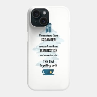 Universe traveller tea Phone Case