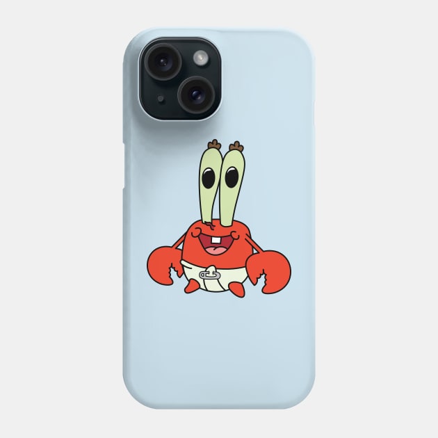 Baby Mr. Krabs Phone Case by Sobchishin