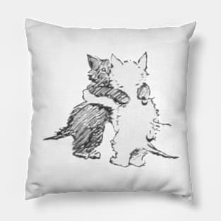 Vintage Cats Pillow