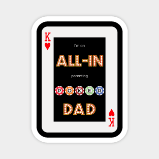 Poker Dad Magnet