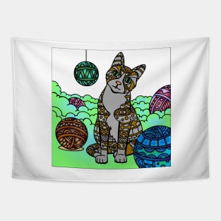 Cats 085 (Style:1) Tapestry