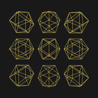 Icosahedron Gold T-Shirt