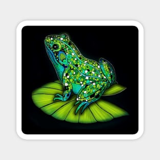 Psychedelic Frog - The Colorado River toad Magnet