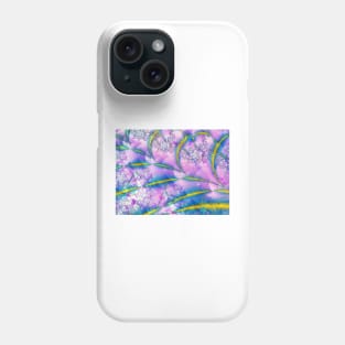 Pink Leaf Abstract Phone Case