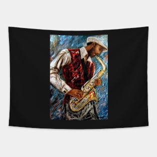 The sax man Tapestry