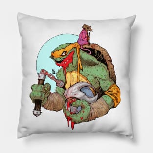 Turtle mikey Pillow