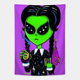 Alien Goth Tapestry