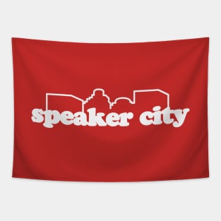 Speaker City Old School Movie Tapestry