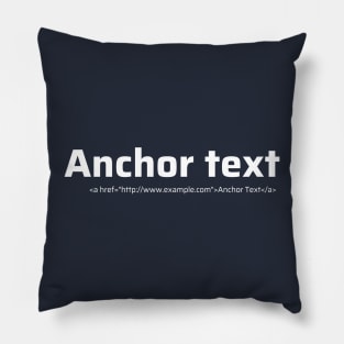 Anchor Text Pillow