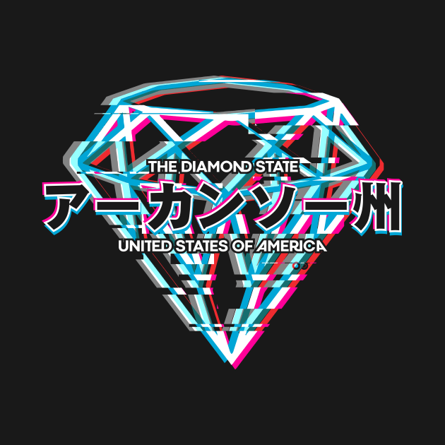 The Diamond State (Glitched Diamond) by rt-shirts