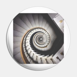 Marble golden spiral stairs Pin