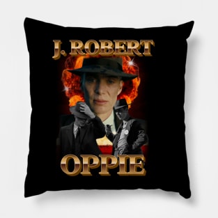 J. ROBERT OPPIE Bootleg T-Shirt Pillow