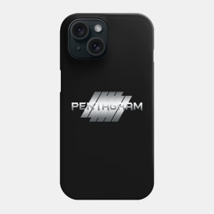 Metallic Illustration Pentagram Phone Case