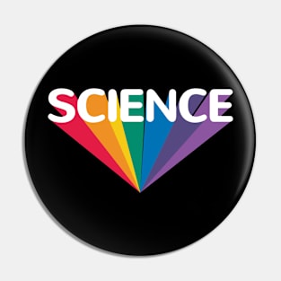 Science rainbow Pin