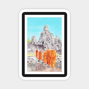 Cambodia, Angkor Wat Temple Magnet