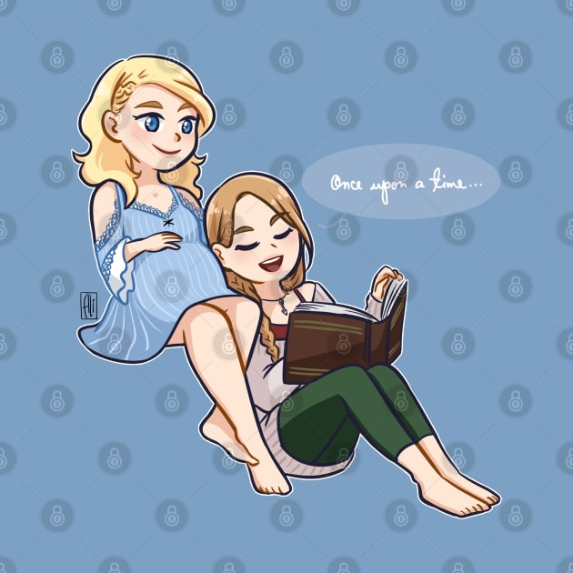 Bedtime Story: Alice & Robin by artsy_alice