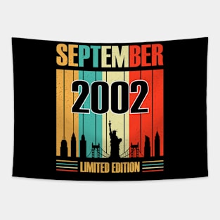 18th Birthday Gift September 2002 vintage New York City 18 Years Old Tapestry