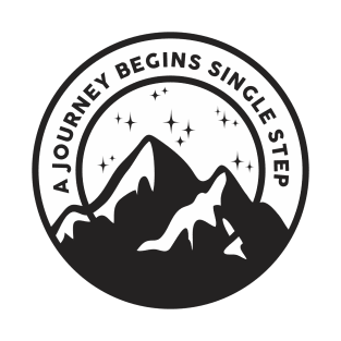 A Journey Begins Single Step T-Shirt