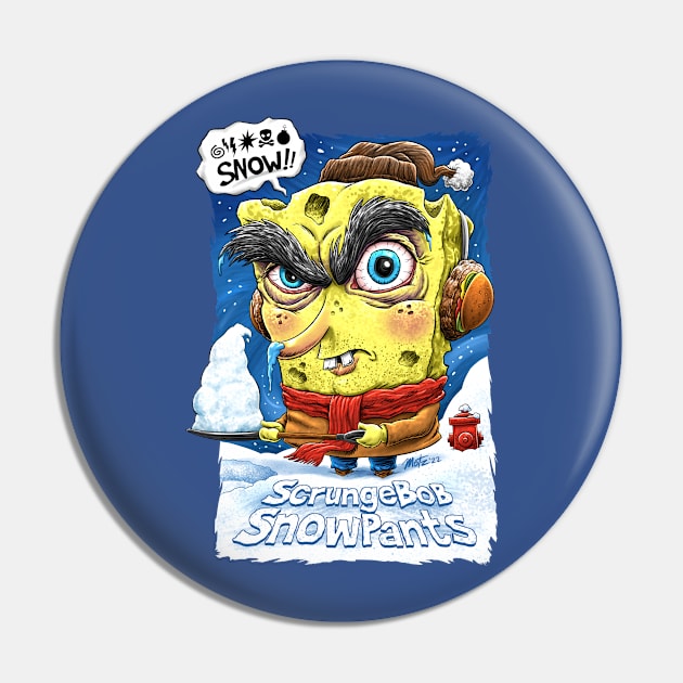 ScrungeBob Snowpants Pin by Motzart