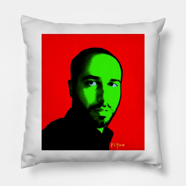 SEXY FUNNY ALIEN BOY - Pop art colors - Alien Pillow by NYWA-ART-PROJECT