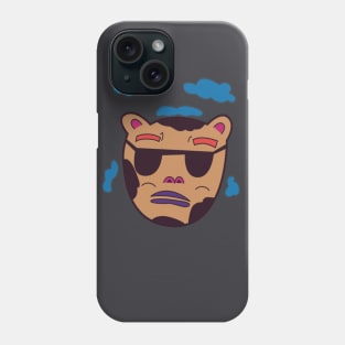 Milk and Honey Bear Blue Clouds Phone Case