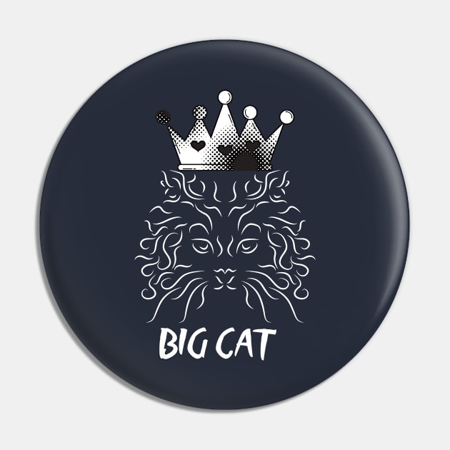 Big Cat Pin by Pro-tshirt