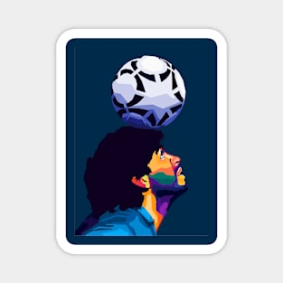 Maradona Legend Football Argentina Magnet