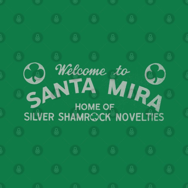 Halloween 3 Santa Mira Silver Shamrock Novelties by CultTees