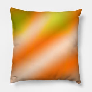 orange white yellow abstract texture design Pillow