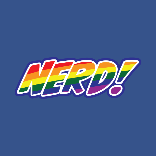 NERD PRIDE MONTH TEE by Ed Johnson Presents NERD! Merch