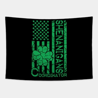 American Flag Shenanigans Coordinator St Patrick's Day Tapestry