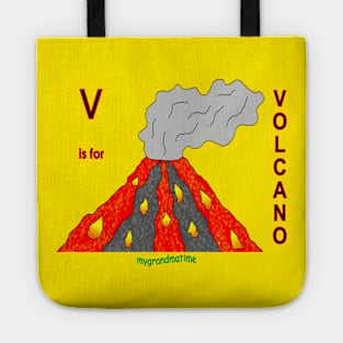 V is for VOLCANO Tote