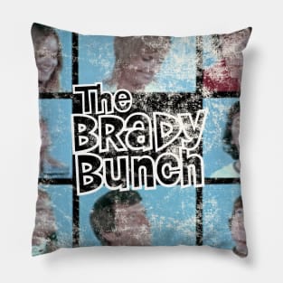 Brady Bunch - Authentic Distressed Vintage Style Pillow