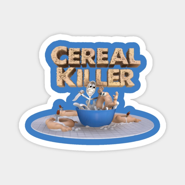 Cereal Killer Magnet by TeeLabs