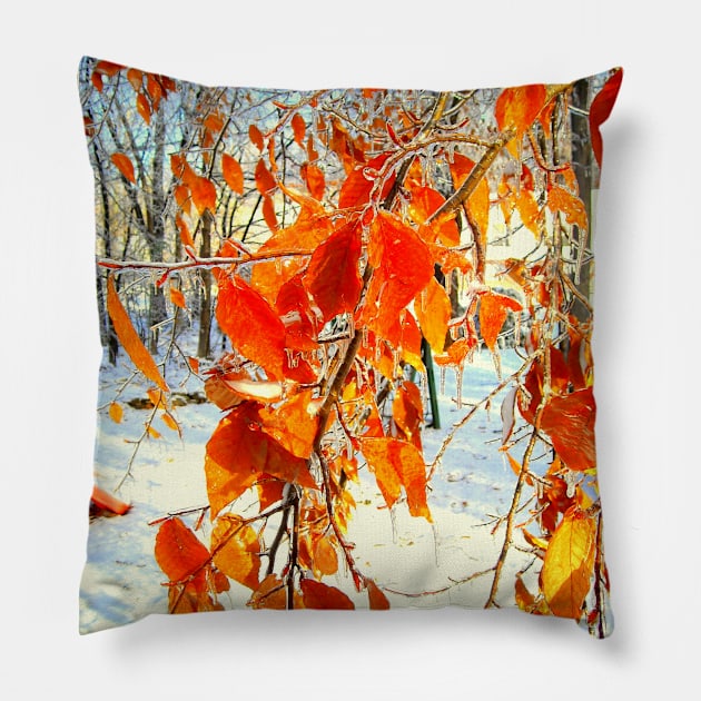 Fire & Ice Pillow by AlbertLotito